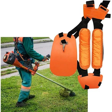 Skulder til skulderstropp, Gresstrimmer sele, For Busher/Trimmer/Strimmer Nylon beltesele, Komfortable gressklipperdeler