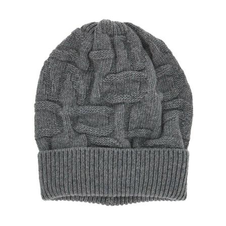 Woolrich, Gray Beanie Grijs, unisex, Maat:M