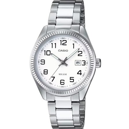 CASIO MTP-1302PD-7BVEF Kvartsklocka för herr - Rostfritt stål - Analog - Vattentät 5 ATM - Silver