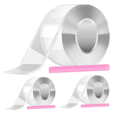 Nano Tape Bubbles, sporløs Nano Tape for å lage bobler, gjennomsiktig flerbruks plakattape 3*300cm