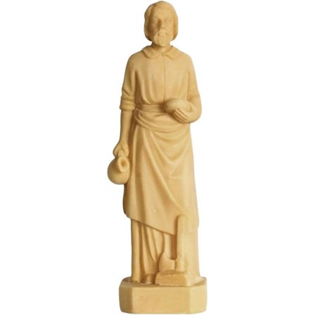 St. Joseph statue | Skrivebord St. Joseph skulptur | Religiøs figur St. Joseph miniatyrhartsskulpturer, renessansesamling