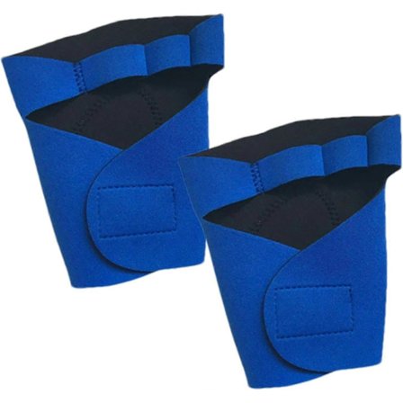 Träningshandskar, tyngdlyftningshandskar, träningshandskar med fullt handflateskydd och extra grepp, perfekta för pull-ups (blå)