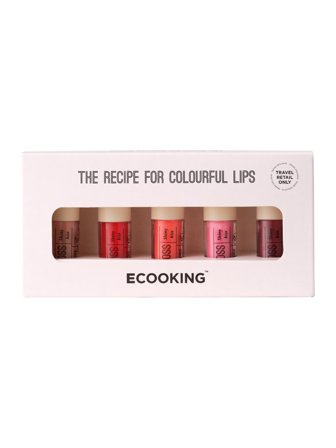 Ecooking Make-Up Set cont.: 5x Lip Gloss assorted 0,5 ml 1.0items
