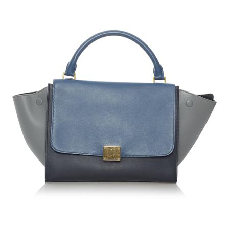 Celine Vintage, Pre-owned Bag Blauw, Dames, Maat:ONE Size