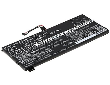 Batteri til bærbar PC for Lenovo Edge 15, Edge 15 80H1, Flex 2 Pro-15 og andre.