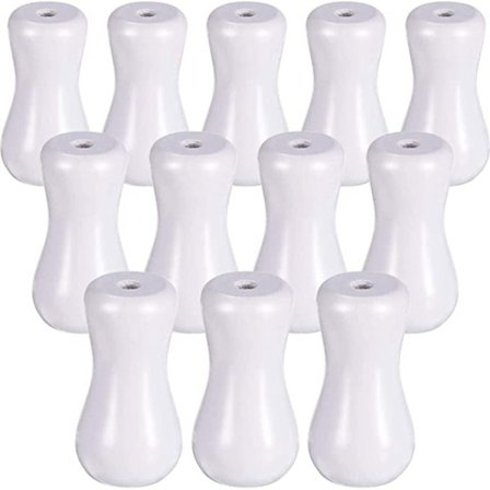 12 stk. tresnorer i vaseform for persienner, persiennetrekk, snorer