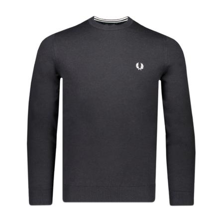 Fred Perry, Trui Zwart Zwart, Heren, Maat:L,Katoen