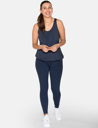 ZEBDIA Women Sports Top - Navy - XXL