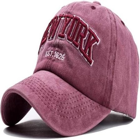 Vinrød Baseballcaps Unisex Justerbar Skjermcaps Anti-UV Sol P