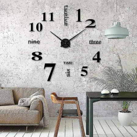 DIY 3D veggklokker: Moderne design, akryl, dekorasjon