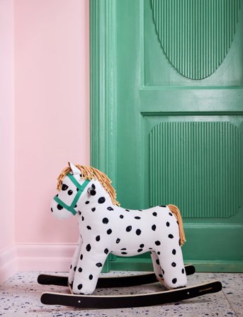 Kid's Concept Rocking Horse Pippi - Black - ONE SIZE