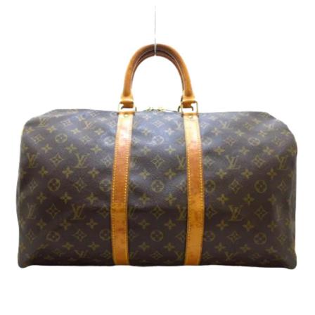 Louis Vuitton Vintage, Pre-owned Polyester travel-bags Bruin, Dames, Maat:ONE Size
