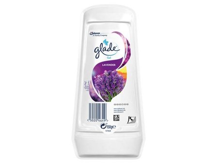 Glade Doftblock Solid Gel Lavender 150gr - Lyreco - Städ och hygien > Luktförbättrare > Doftblock och plattor
