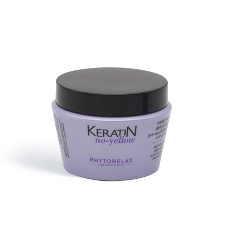Phytorelax Keratin No-Yellow Maschera Antigiallo 250ml - Maschera Protezione Colore Capelli
