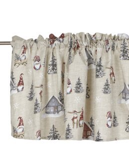 Verhokappa Harald painetulla tonttukuviolla Punainen