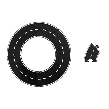 Trafiklegetøjssæt fleksibelt puslespil kørebane 8STK 8STK