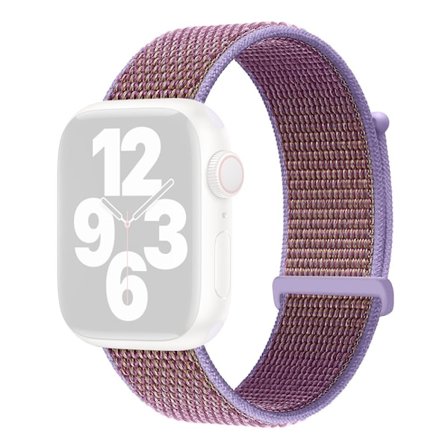 KALEBOL Nylon klockarmband Apple Watch Series 10 46mm armband - Lila