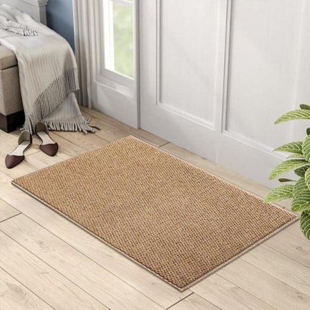 Kynnysmatto oveen - Juuttimainen sisäänkäyntimatto sisä-/ulkokäyttöön, liukumaton, pölytiivis ja nopeasti imevä - Tervetuloa-matto kotiin