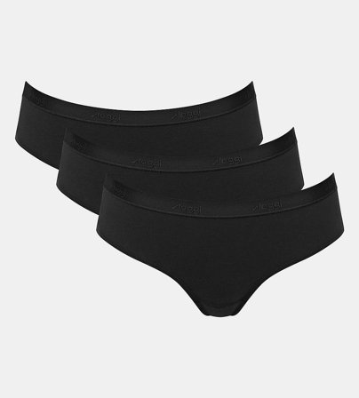 Sloggi Go Casual Hipster 3-Pak Black S, Tøj & Bolig, Dametrusser, Hipster Trusser