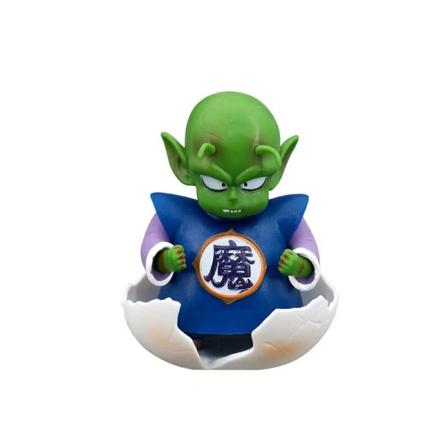Dragon Ball Z Q Ver. Figur Ung Piccolo Baby Knust Egg Kawaii Søt Mini Devil Figurine Celle Gave