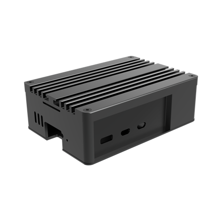 AKASA Pi-5 Pro Aluminium Case Aluminium case for Raspberry Pi 5 Board, dual cores
