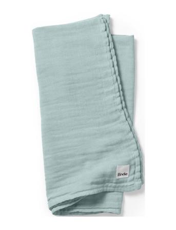 Bamboo Muslin Blanke - Aqua Turquoise Baby & Maternity Baby Sleep Muslins Blå Elodie Details