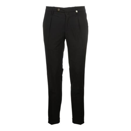 Myths, Straight Trousers Zwart, Heren, Maat:M
