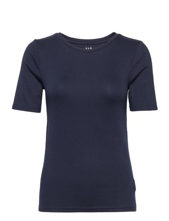 Modern Crewneck Half Sleeve T-Shirt Blue GAP