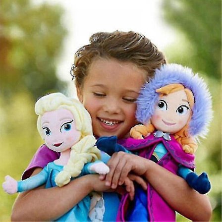 Kryc-40/50cm Frossen Fyllte Dukker Prinsesse Anna Elsa Dukker Plysj Leke For Barn Bursdagsgave