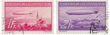 Liechtenstein 1936 - MICHEL 149/150 - Stemplet