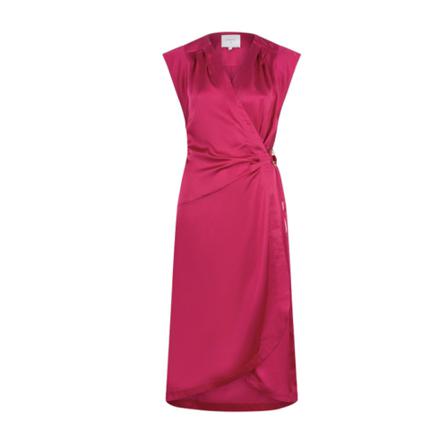 Dante 6 Rouet Wrap Kjole Pink, Dame