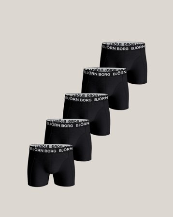 Björn Borg COTTON STRETCH BOXER 5p Bunt Unterwäsche Jungen - Kids Brand Store