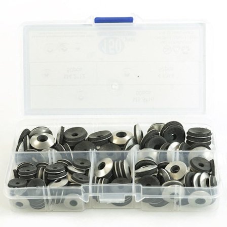 150 kpl Tiivistysaluslevyt Liimattu tiivistealuslevy Metallialuslevy