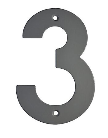 JACO HUSNUMMER GRÅ 140MM 3