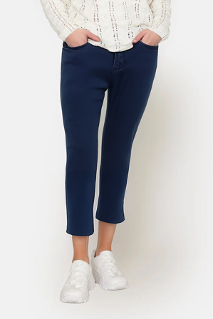JENSEN - Jane Capri Jeans - Mørkeblå - Curvy Fit