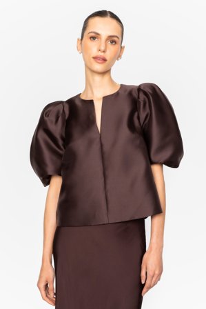 CAMILLA PIHL - Maeve Blouse - Dark brown Size38