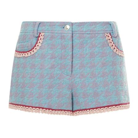 Moschino, Shorts Blauw, Dames, Maat:XS,Polyamide