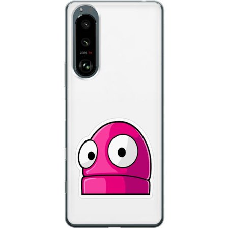 Kompatibel Mobilcover til Sony Sony Xperia 5 III Rosa tegneseriefigur med store øjne i legende og humoristisk stil