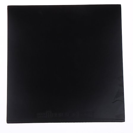 1 stk. rød/sort 2,2 mm bordtennisbat gummi svamp træning Sort one size