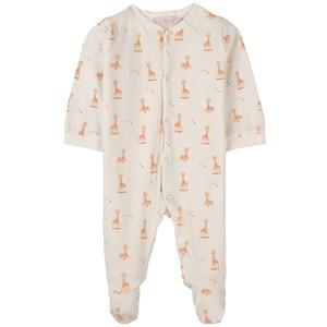 Sophie La Girafe Snow White Giraffe Footed Baby Body 9 Months - All in ones - 9 months - White