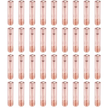 40 stk serie kobberkontakt spiss sveisespiss 0,8 mm strømdyse sveisespiss for MIG/MIG sveising 15AK sveisemaskin