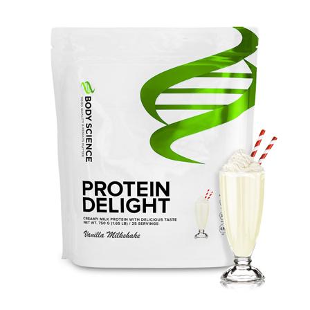 Proteinpulver - Body Science Protein Delight - Vanilla Milkshake, Kosttilskudd, Proteinpulver, Kasein