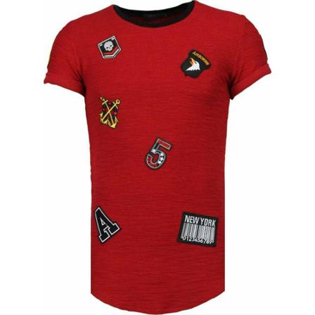 True Rise - T-shirts - Röd - Herr - Storlek: M, Herr, Storlek: M
