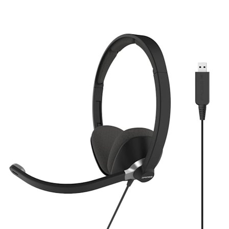 Headset CS300 On-Ear USB Svart