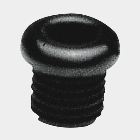 Ledögla nylon rak mini 7 mm (x4)