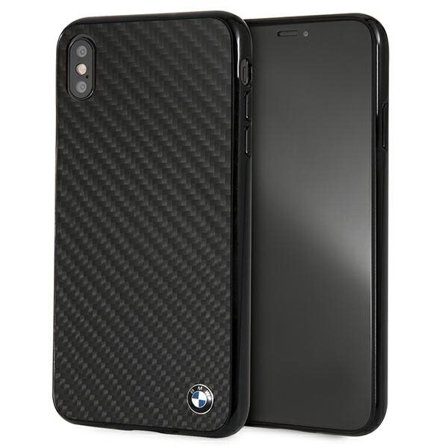 BMW Siganture Carbon-etui for iPhone Xs Max - Svart