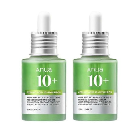 Anua Azelainsyre 10 Hyaluron Rødme Lindrende Serum, Ansigts Serum til Problemhud & Sensitiv Hud