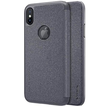 NILLKIN Sparkle Series Folio Læder Taske til iPhone X/XS (med logoudskæring) -