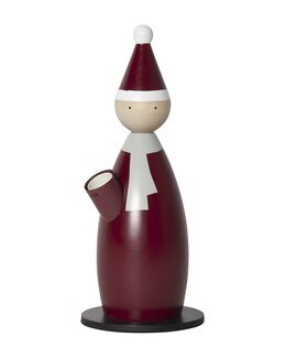 Adventslysestake Nisse Classic Rød