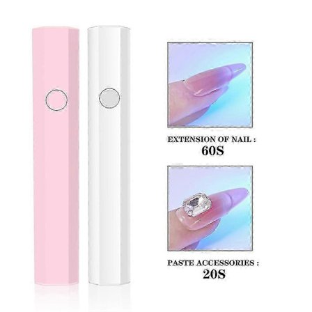 Lulou Magic Kiinteä Kynsiliimasetti 3-in-1 Kynsitaidesetit Kynsien Tippien Painamiseen